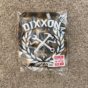 DIXXON Flannel Shirt in Black and Gold